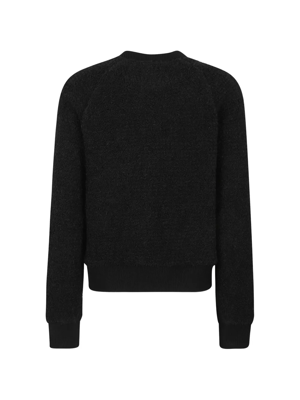 Moncler bouclé-knit button-up cardigan Zwart