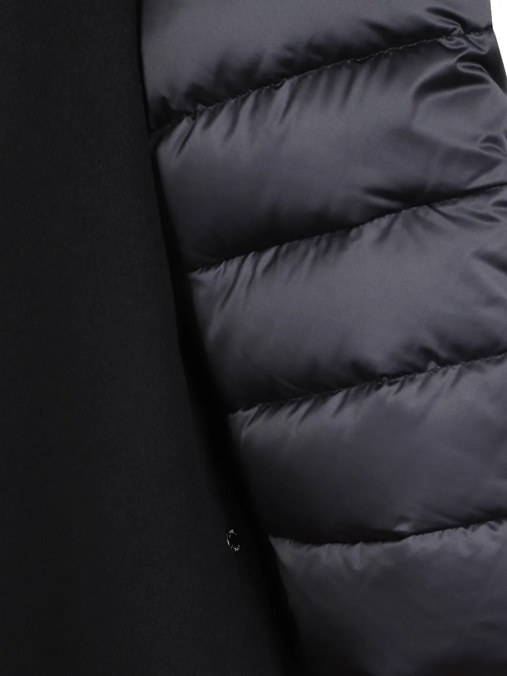Moorer hooded quilted jacket Blauw