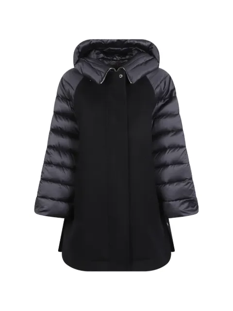 Moorer hooded quilted jacket