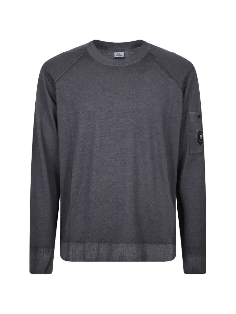 C.P. Company Lens-detail raglan-sleeve sweater