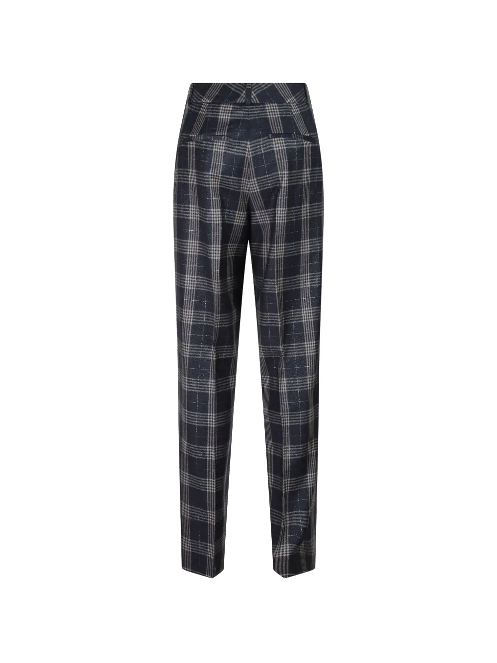 Peserico Geruite pantalon Blauw