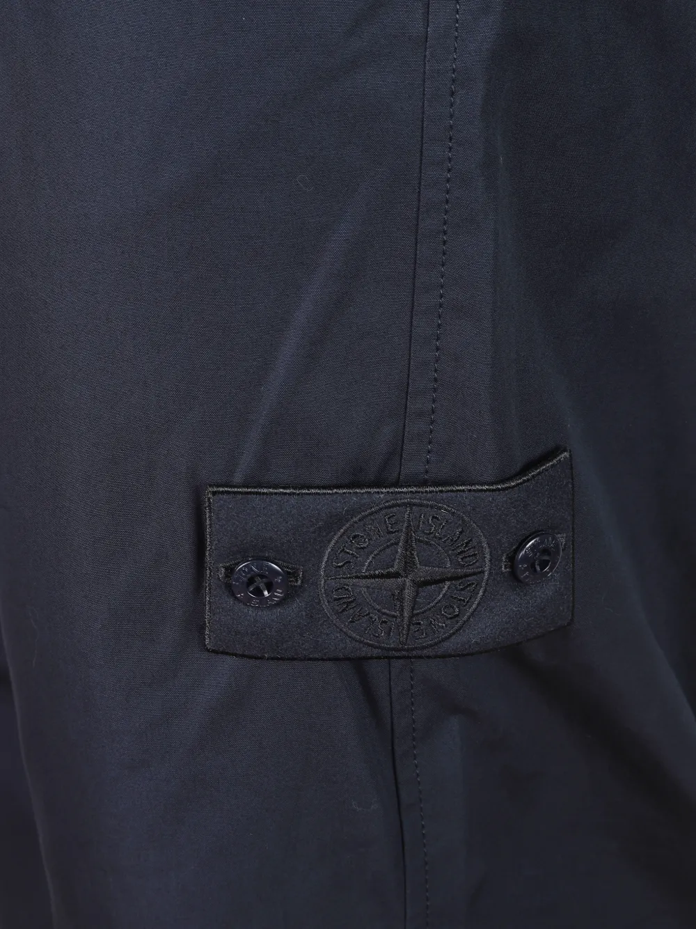 Stone Island Straight broek met Compass-logopatch Blauw