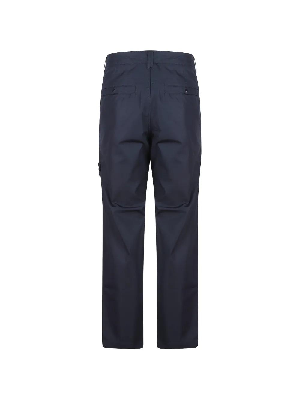 Stone Island Straight broek met Compass-logopatch Blauw