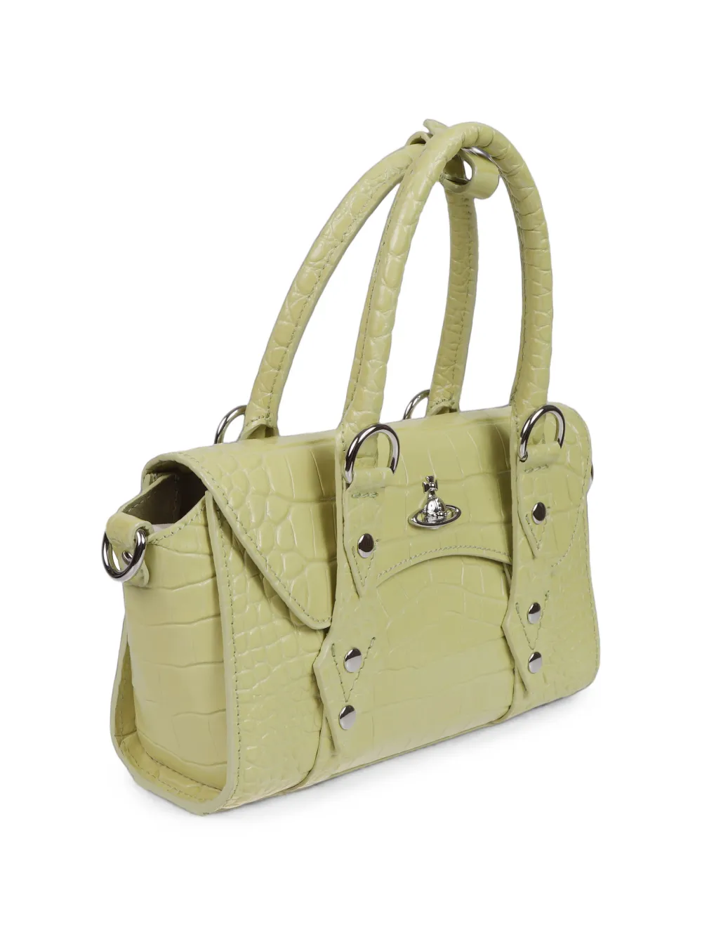 Vivienne Westwood Bettina Mini schoudertas met krokodillen-reliëf Groen