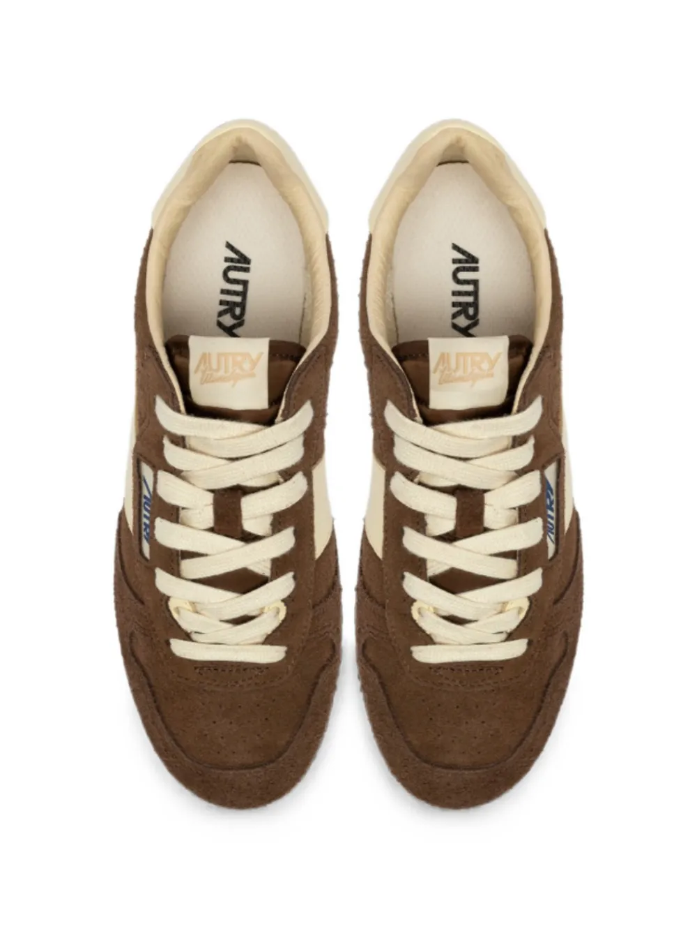 Autry Windspin suède-leren sneakers Bruin