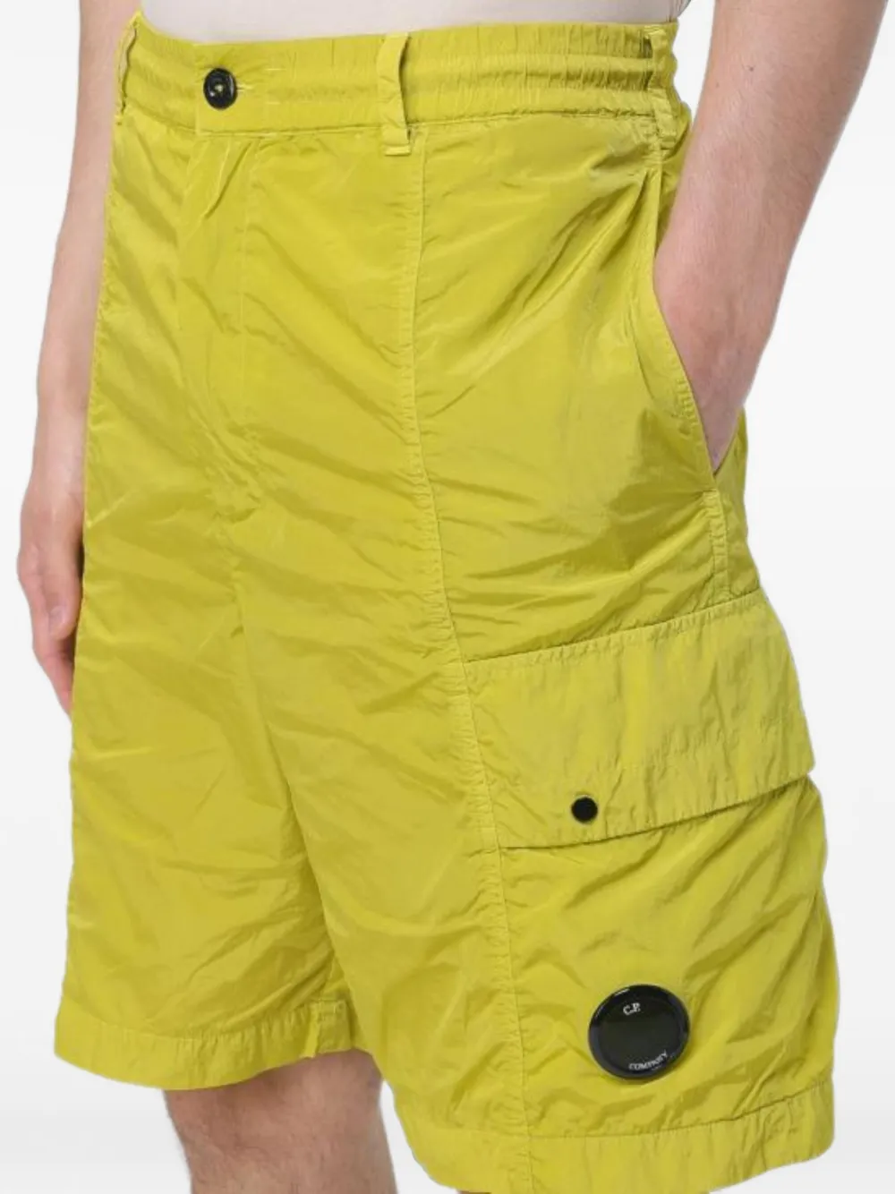 C.P. Company Button-up cargo shorts Groen