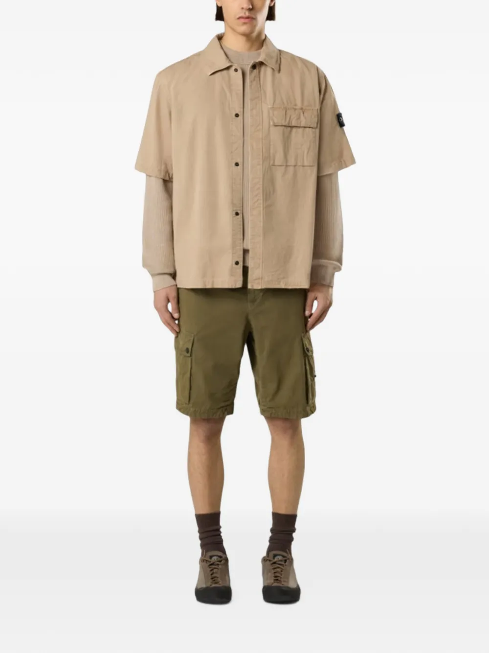 Stone Island ショートスリーブ シャツ | ニュートラル | FARFETCH JP