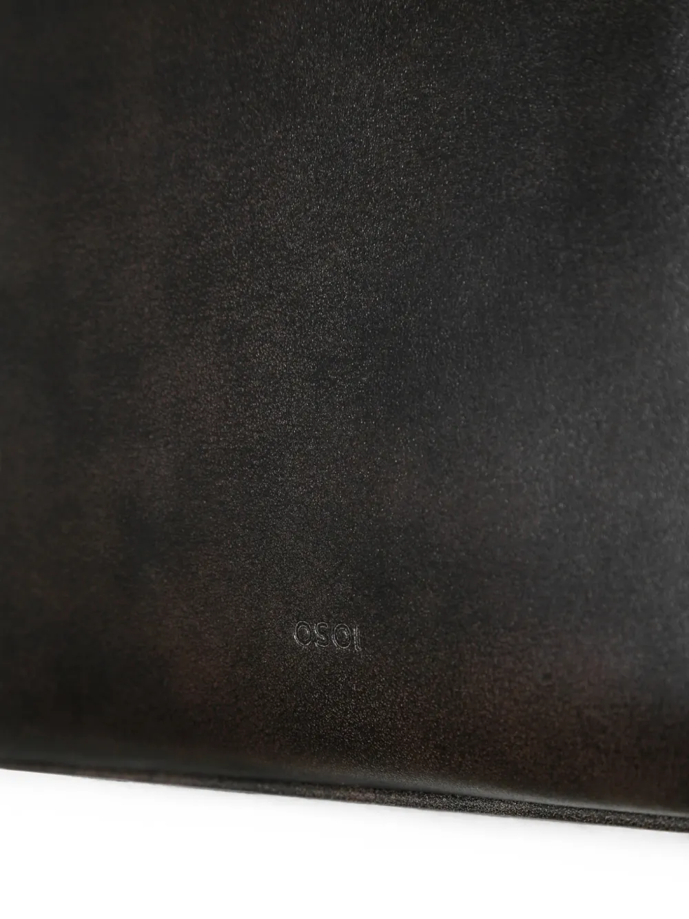 Osoi Brocle shopper met gespdetail Bruin