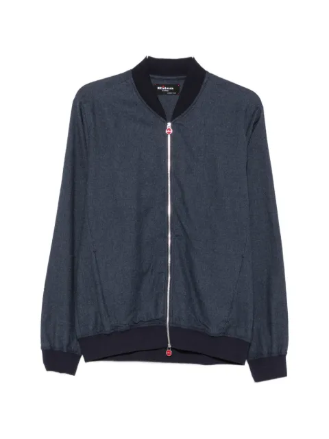 Kiton zip-up bomber jacket