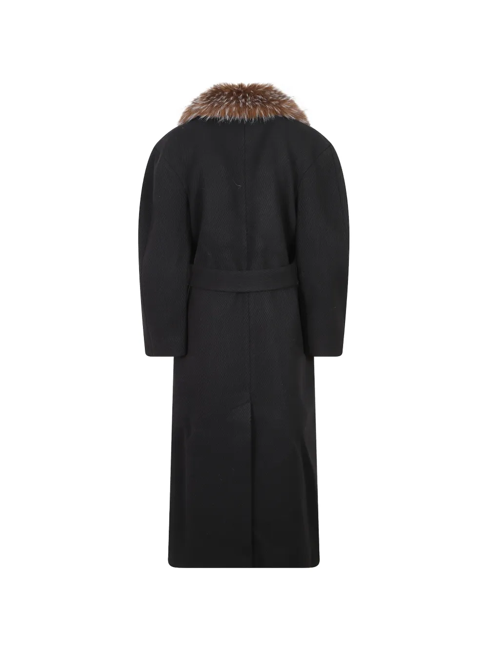 ZIMMERMANN Valiant jas met ceintuur Zwart