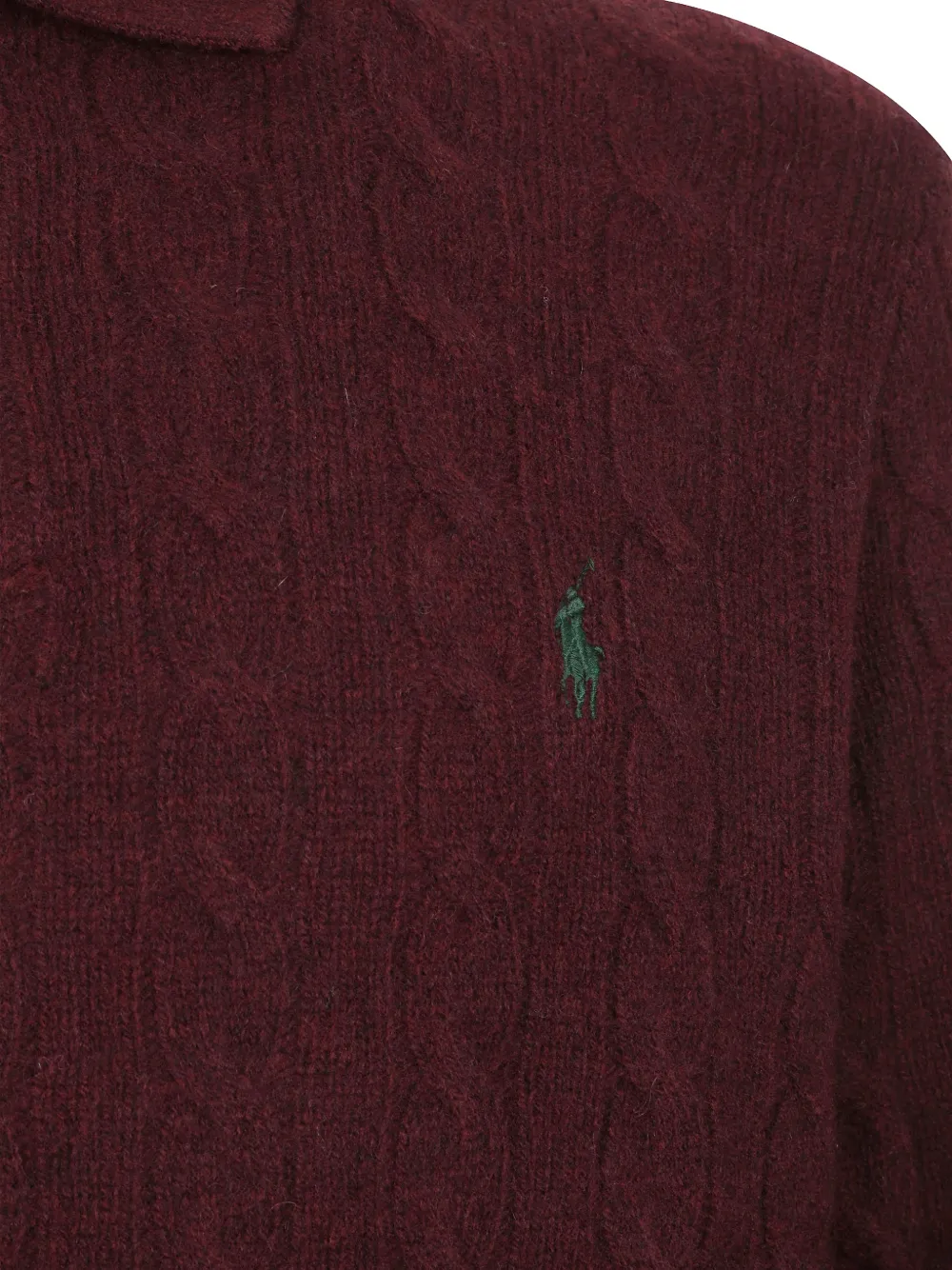 Polo Ralph Lauren Kabelgebreide polotrui Rood