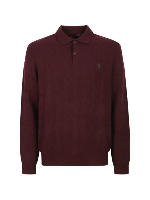 Polo Ralph Lauren cable-knit polo sweater