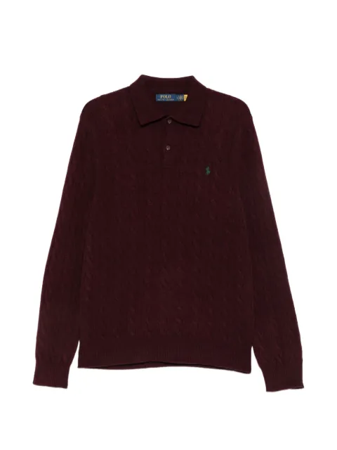 Polo Ralph Lauren cable-knit polo sweater
