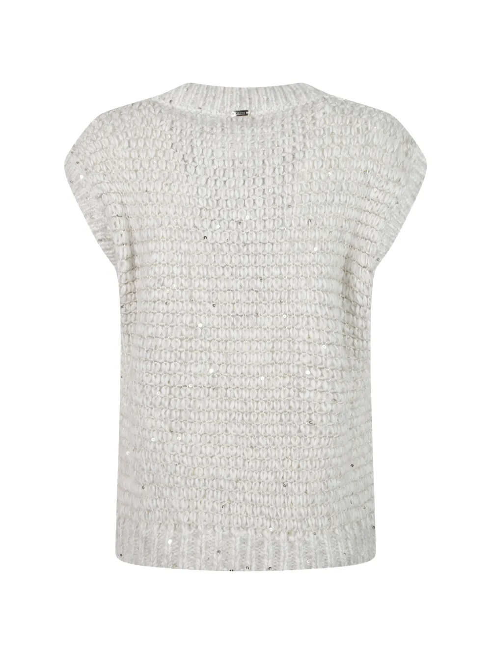 Herno sequin-embellished V-neck sweater Grijs