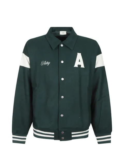 Autry logo-patch varsity jacket