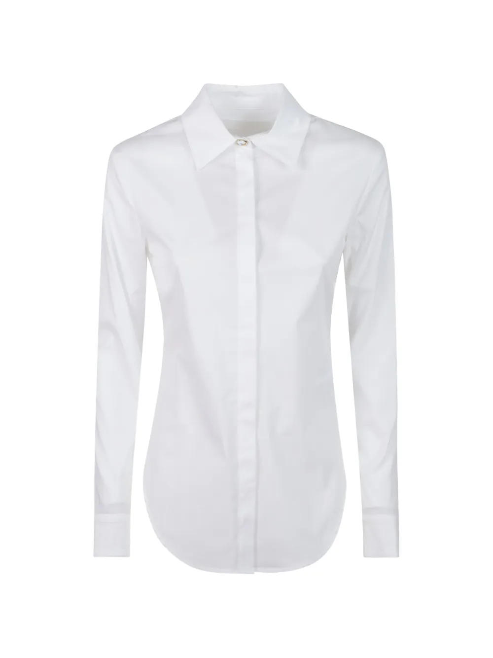 DONDUP jewelled-button long-sleeve shirt - Weiß