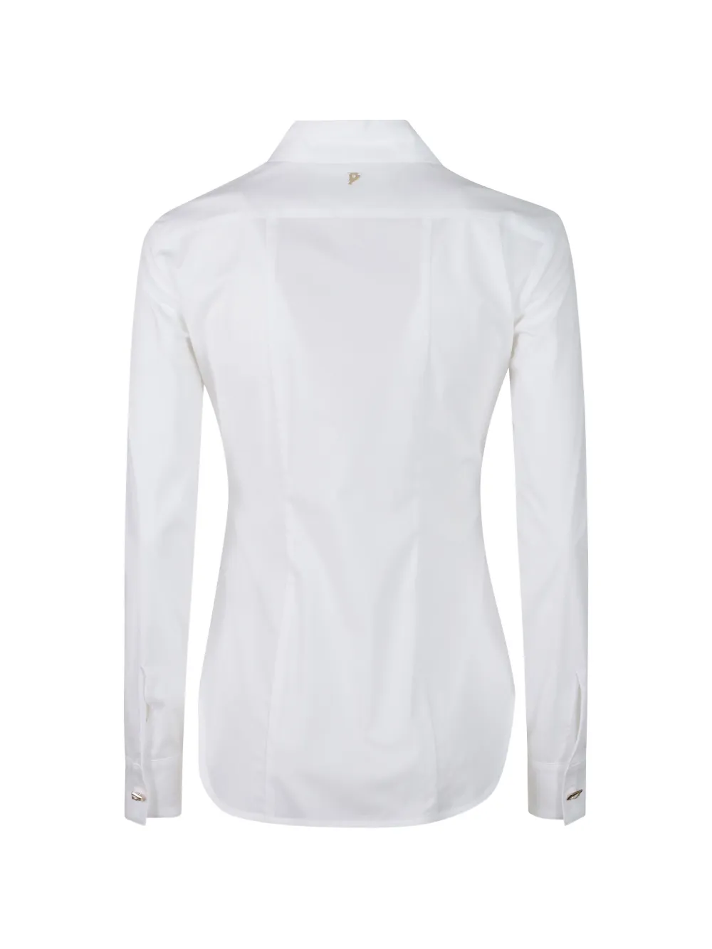 DONDUP Blouse met verfraaide knoop en lange mouwen Wit