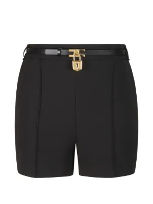 ELISABETTA FRANCHI ショートパンツ ブラック ゴールド金具 Elisabetta Franchi Shorts for Women - Shop on FARFETCH
