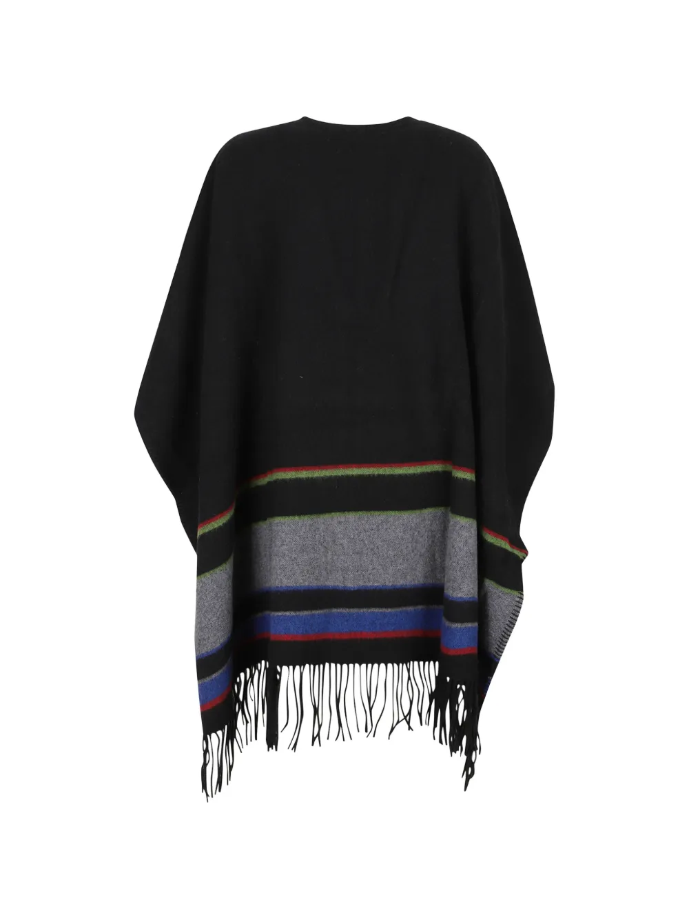 Fay Gestreepte cape Zwart