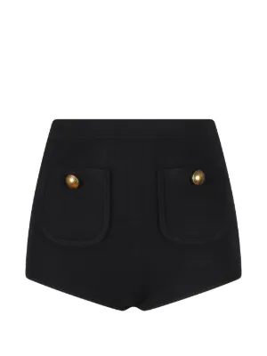 ELISABETTA FRANCHI ショートパンツ ブラック ゴールド金具 Elisabetta Franchi Shorts for Women - FARFETCH