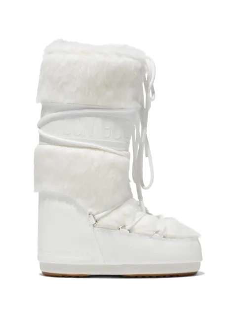 Moon Boot Icon faux-fur lace-up boots