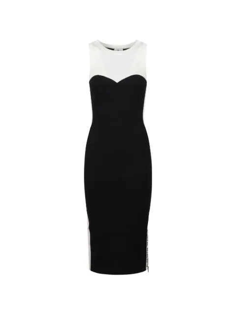 Elisabetta Franchi vestido sin mangas con panel en contraste