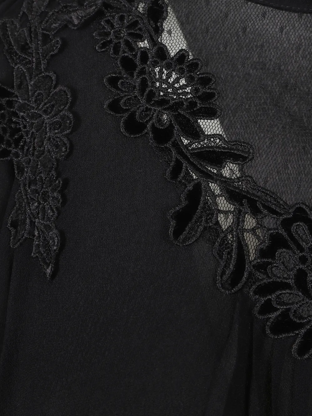 TWINSET Blouse met kant Zwart