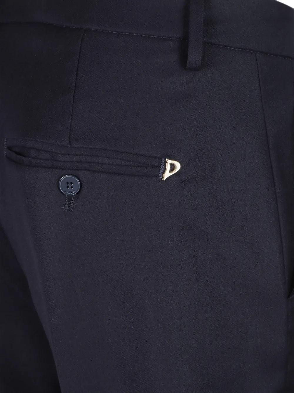 DONDUP Nima ruimvallende broek Blauw