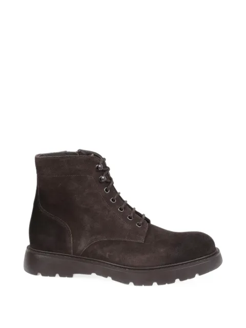 Doucal's lace-up suede boots