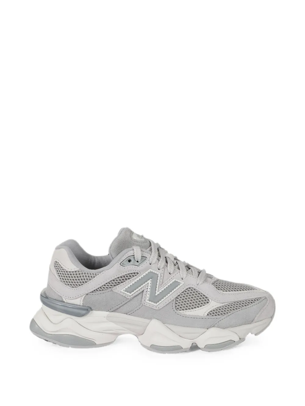 New Balance Sneakers 9060 con inserti in rete - Grigio
