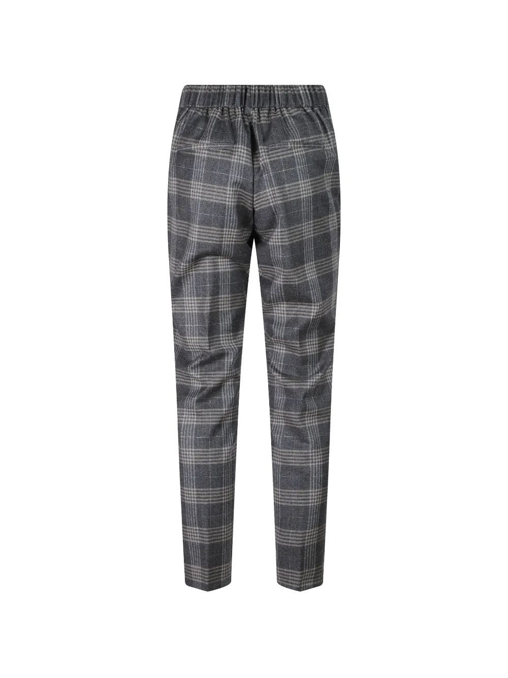 Peserico Geruite broek Grijs