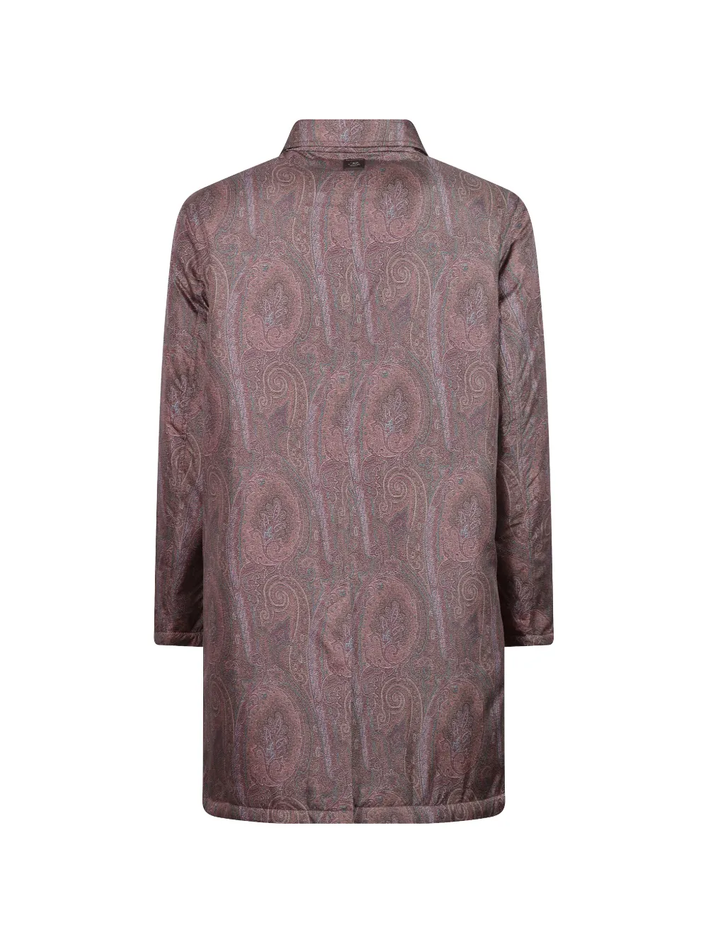 ETRO Jas met paisley-print en verborgen sluiting Bruin