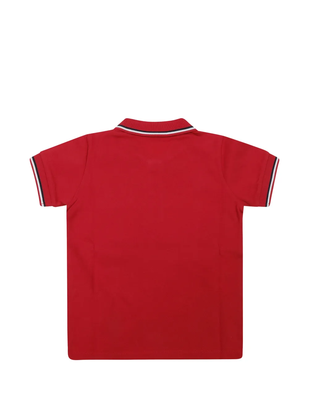 Moncler Enfant Poloshirt met logopatch Rood