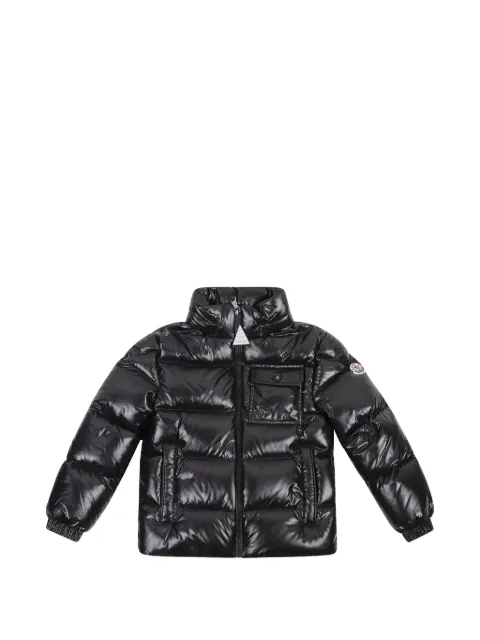 Moncler Enfant Gesteppte Alaxios Jacke mit Logo-Patch
