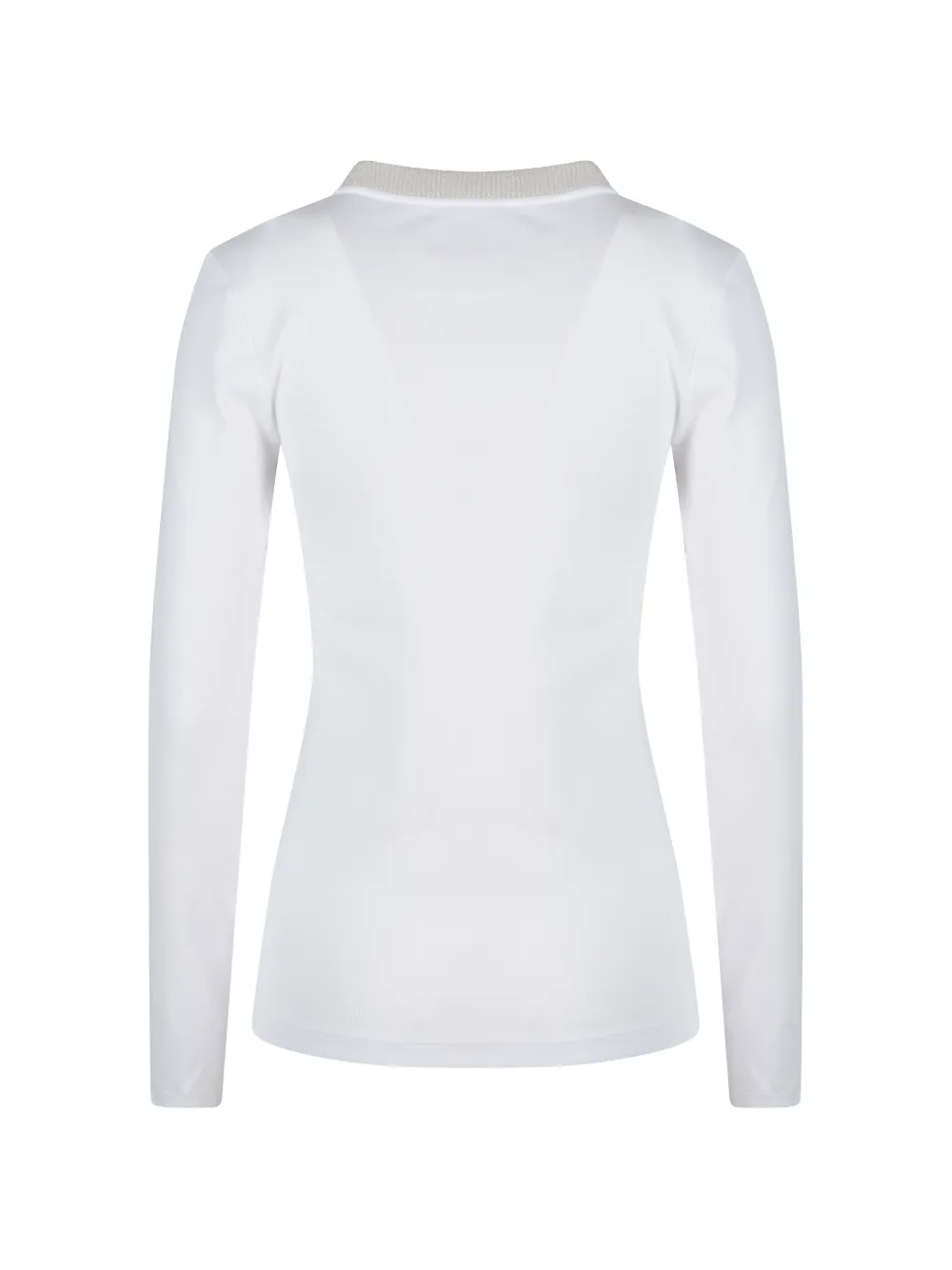 Peserico T-shirt met metallic afwerking Wit
