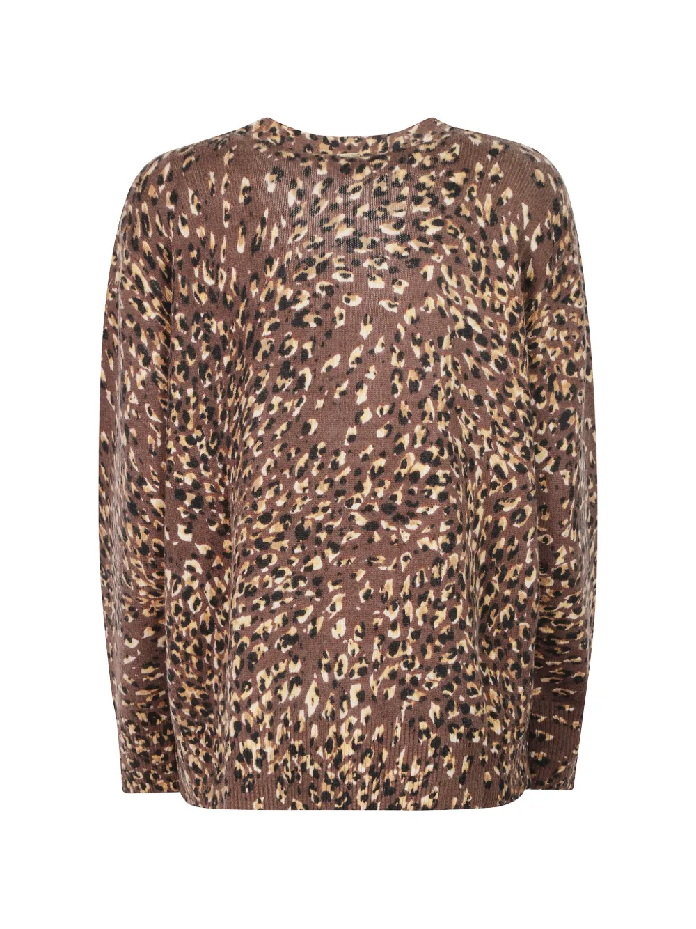 TWINSET Vest met luipaardprint Bruin