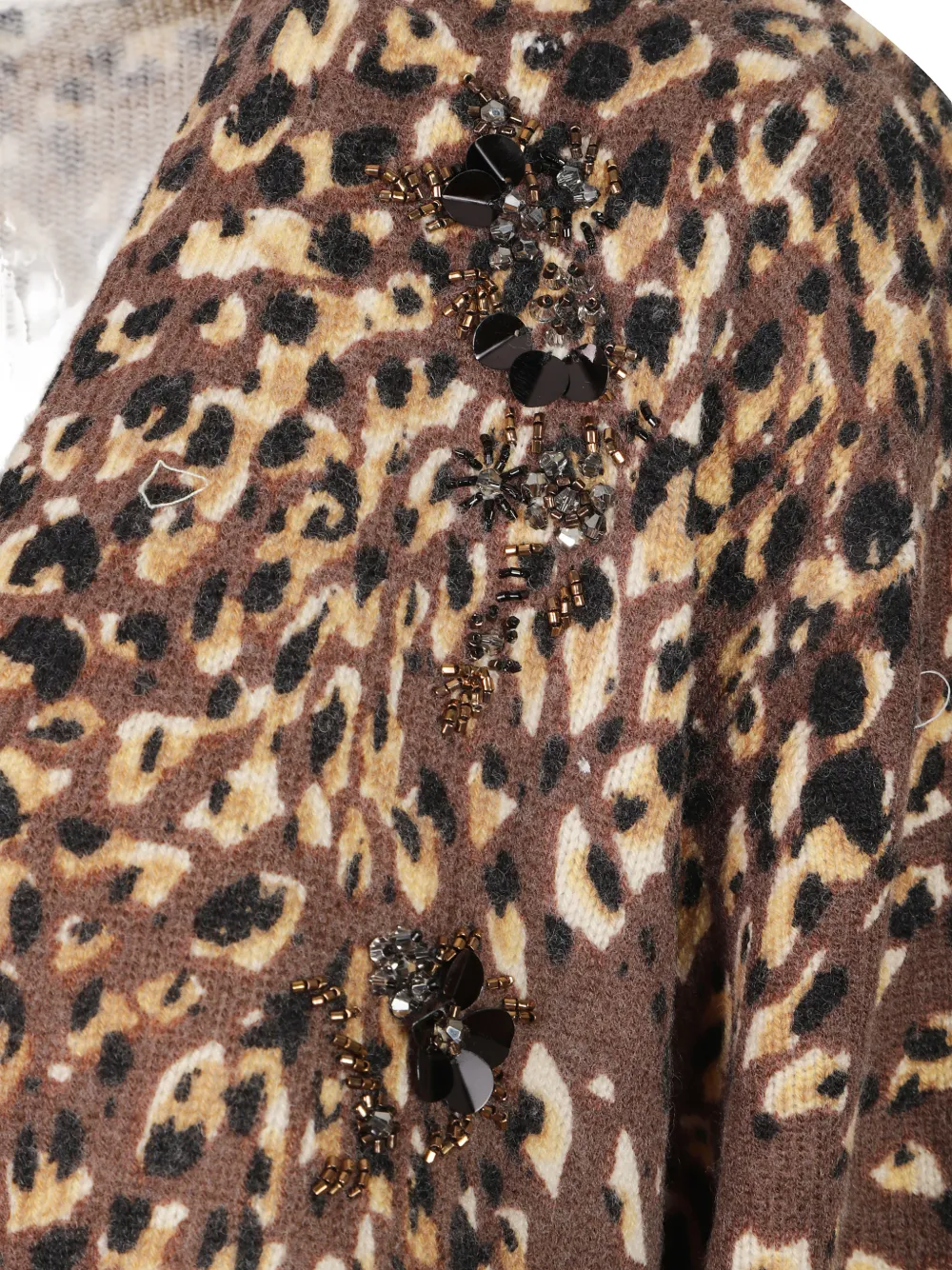 TWINSET Vest met luipaardprint Bruin
