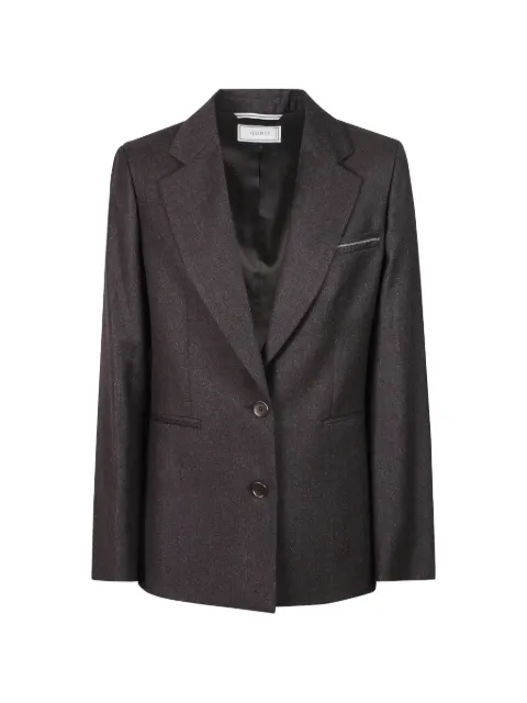 Peserico bead-embellished single-breasted blazer