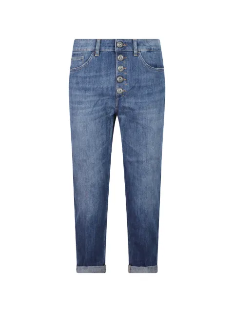 DONDUP button-fly cropped jeans