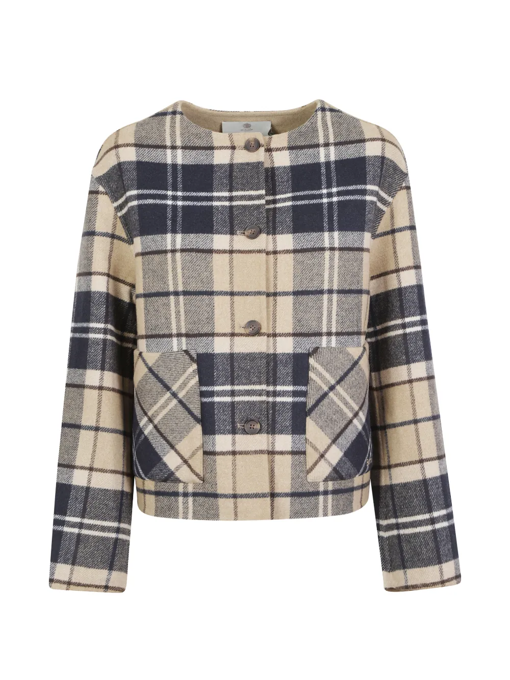 Barbour Marlow Tartan Wool Overshirt In Multi