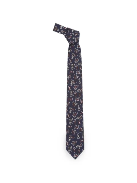 Lardini paisley-print silk tie