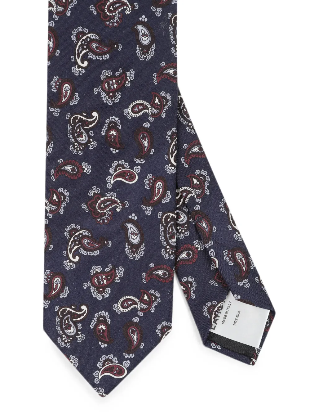 Lardini Stropdas met paisley-print Blauw