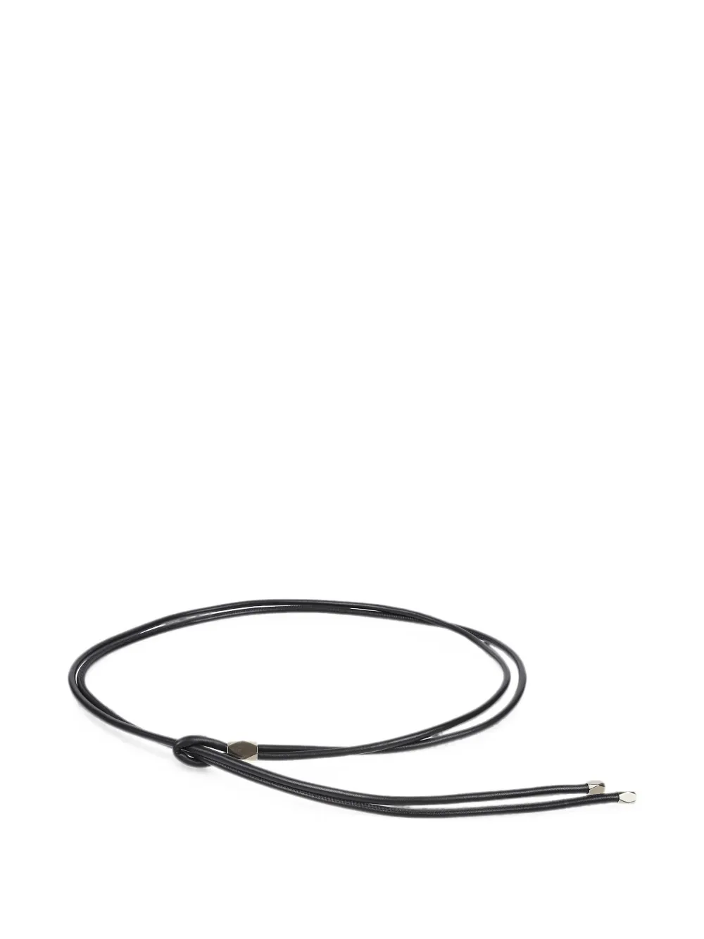 ISABEL MARANT corded knot-detail belt - Nero