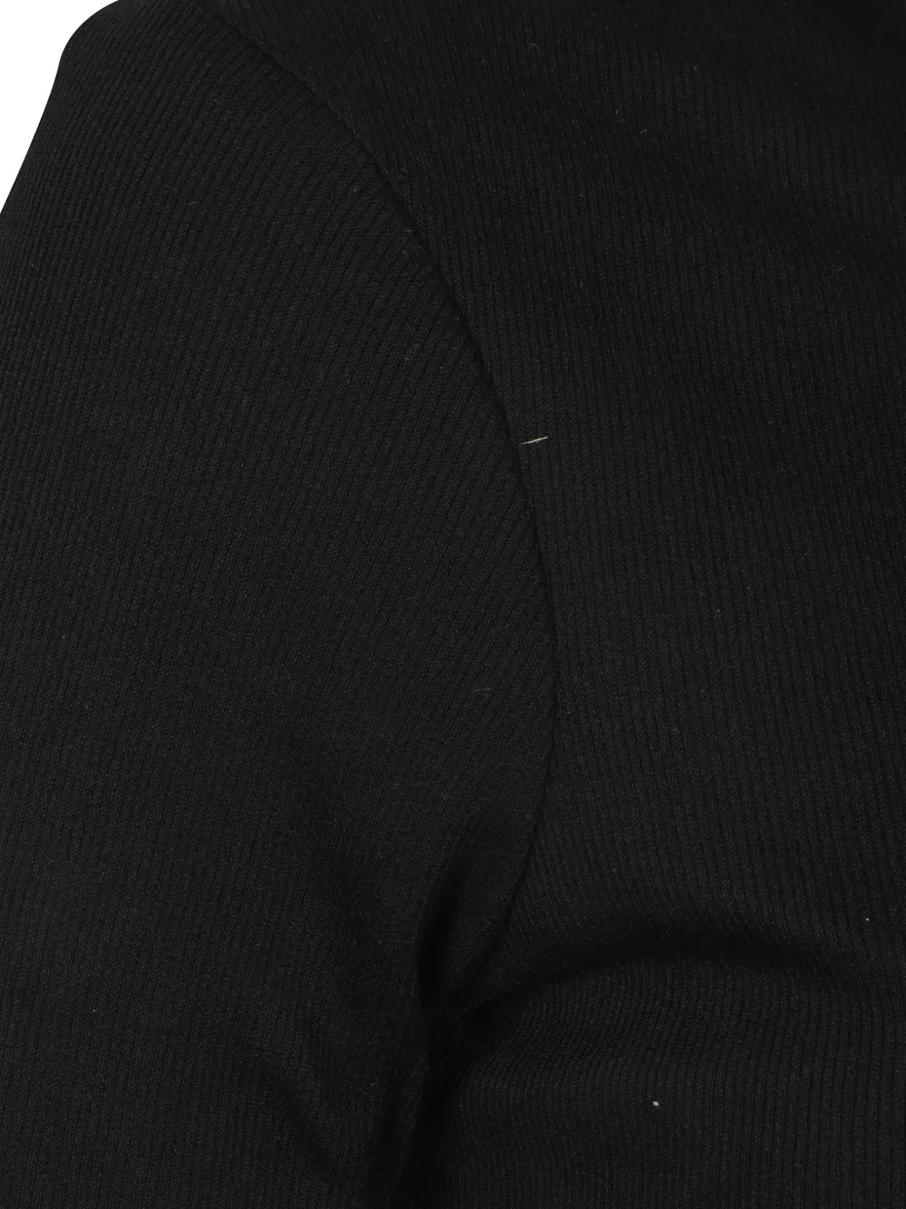 Jil Sander Geribbelde midi-jurk Zwart