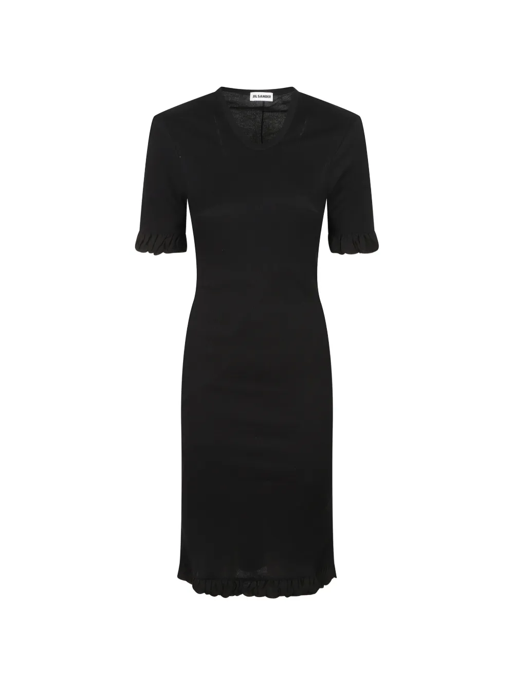 Jil Sander ribbed midi dress