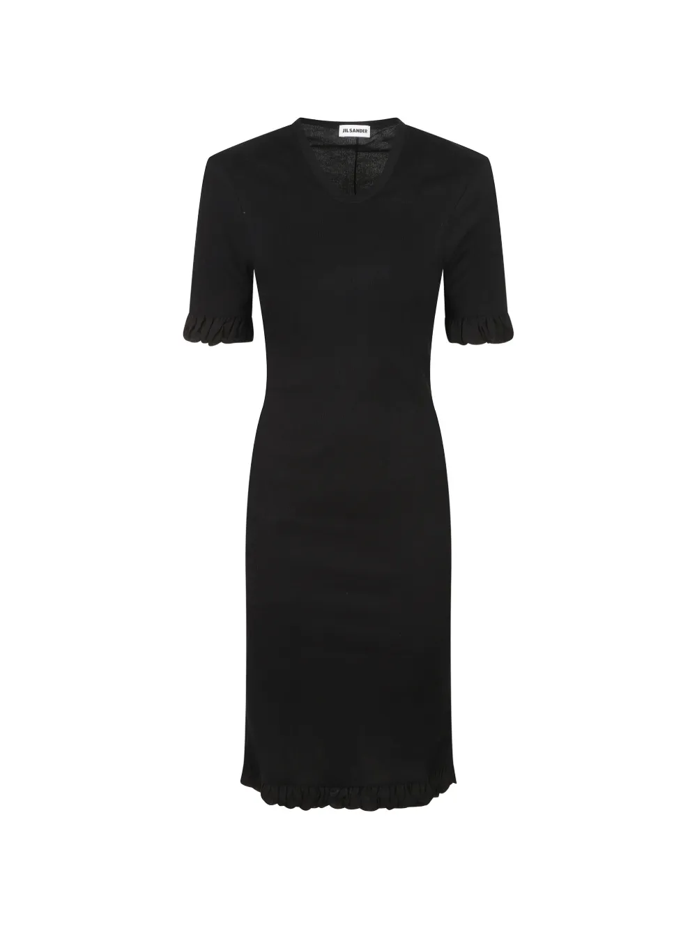 Jil Sander ribbed midi dress