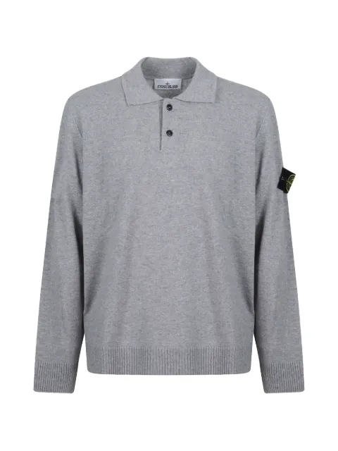 Stone Island 5100018 light RWS Geelong wool polo jumper
