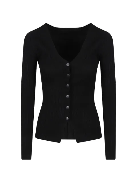 DONDUP ribbed-knit V-neck cardigan