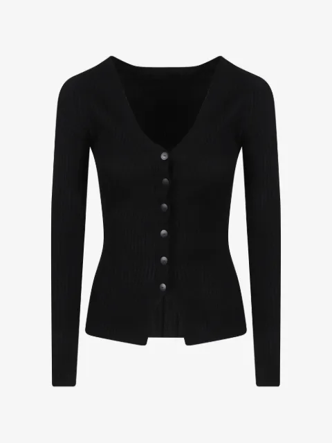 DONDUP ribbed-knit V-neck cardigan