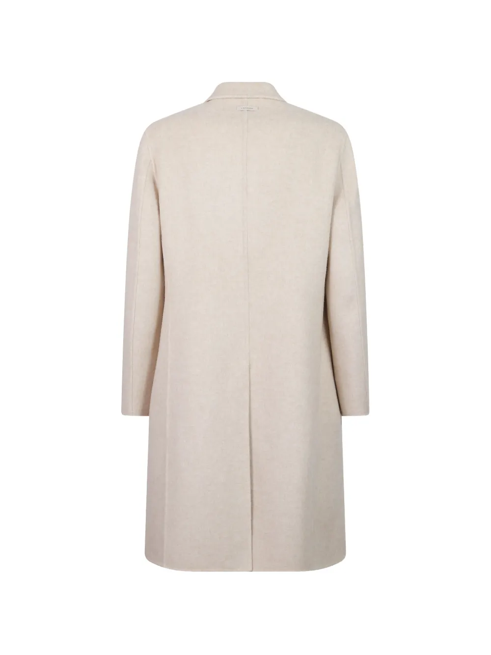 Lardini Jas met enkele rij knopen en bloemspeld Beige